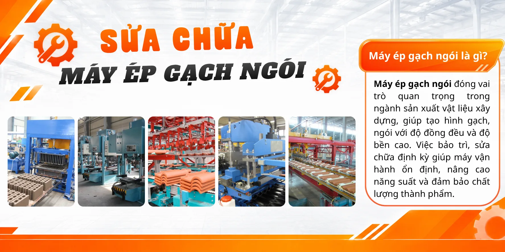 sửa chữa m&aacute;y &eacute;p gạch ng&oacute;i 