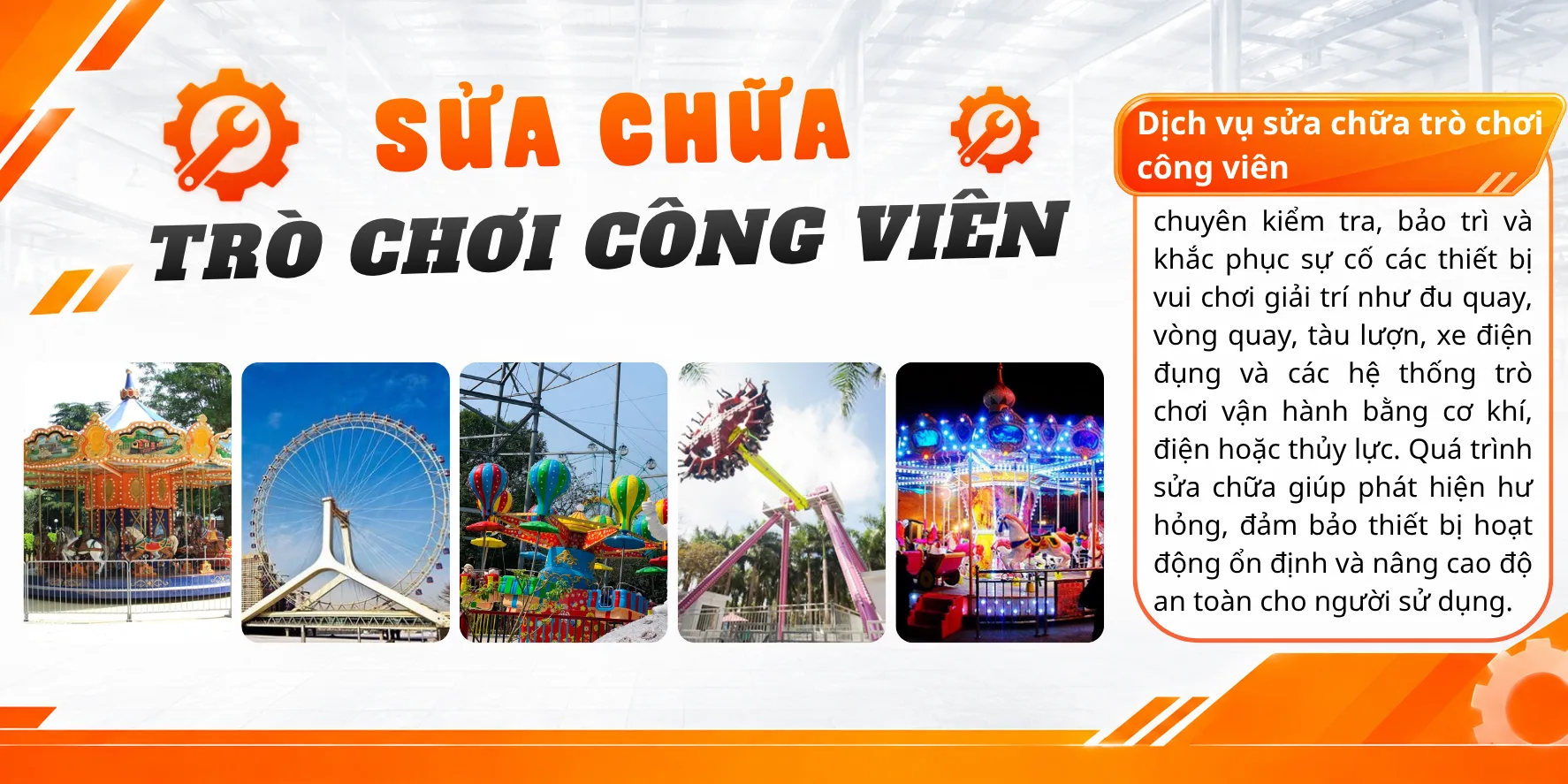 Sửa chữa tr&ograve; chơi c&ocirc;ng vi&ecirc;n