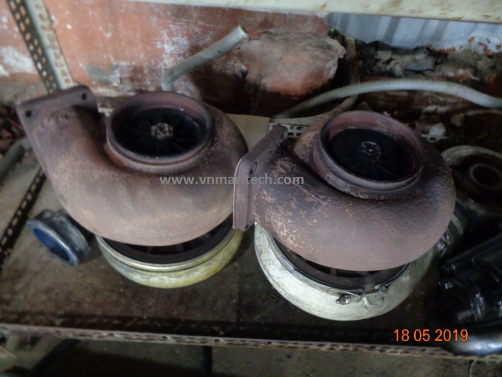 Phuc hoi turbocharger tuabine tang ap may phat dien Weichai