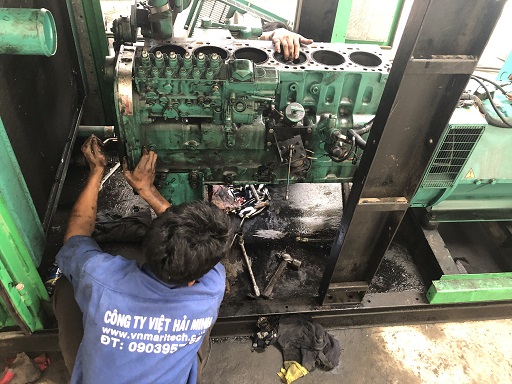 sua may phat dien cong nghiep MTU