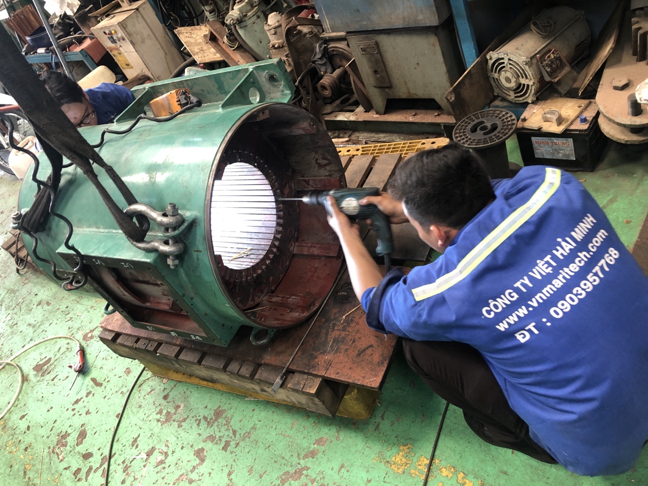 sua chua motor dien