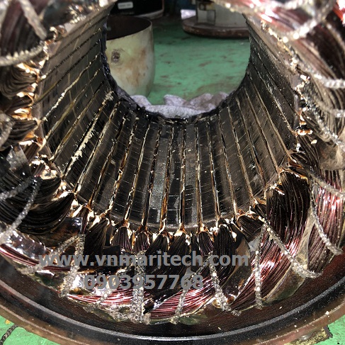 quan lai cuon day stator dong co quat hut bui