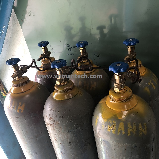 test ap suat dan ngung tu bay hoi condenser NH3