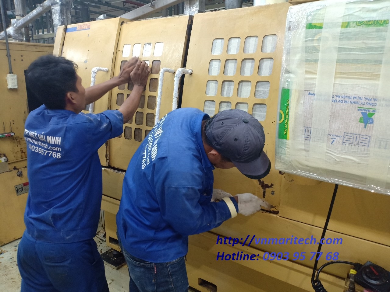 Một số công trình sơn máy móc thiết bị tiêu biểu