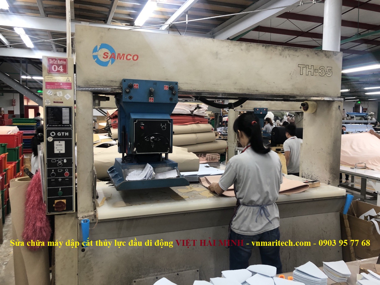 Sửa chữa máy cắt dập thủy lực