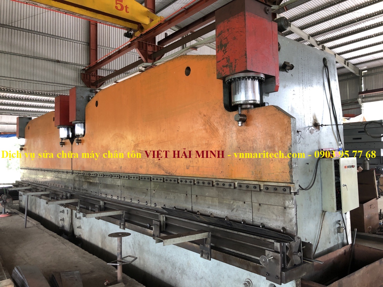 Sửa chữa phục hồi máy chấn tôn các loại