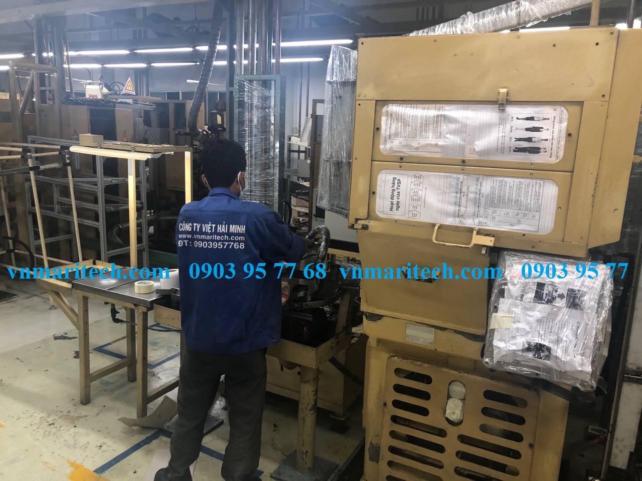 Lắp đặt máy móc thiết bị công nghiệp